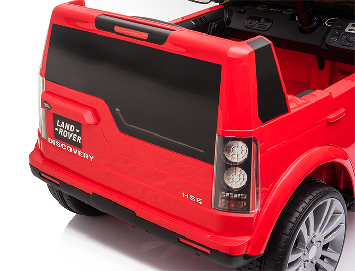 Kids Electric Ride On Land Rover Discovery 12v Single Seat Red - Image 28