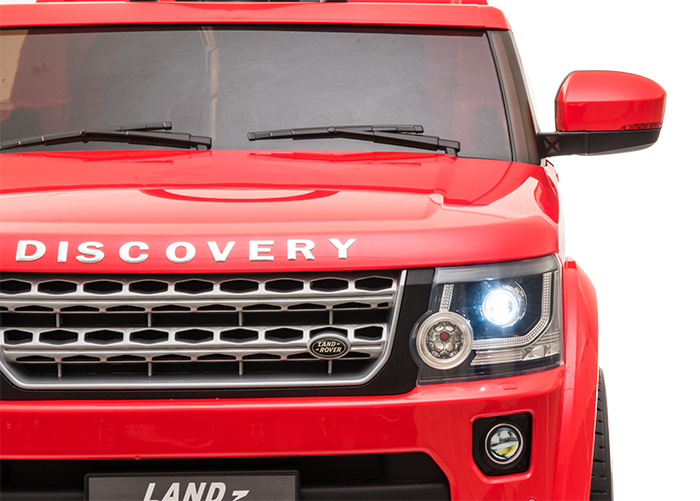Kids Electric Ride On Land Rover Discovery 12v Single Seat Red - Image 37
