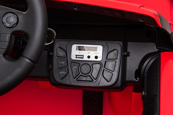 Kids Electric Ride On Land Rover Discovery 12v Single Seat Red - Image 39