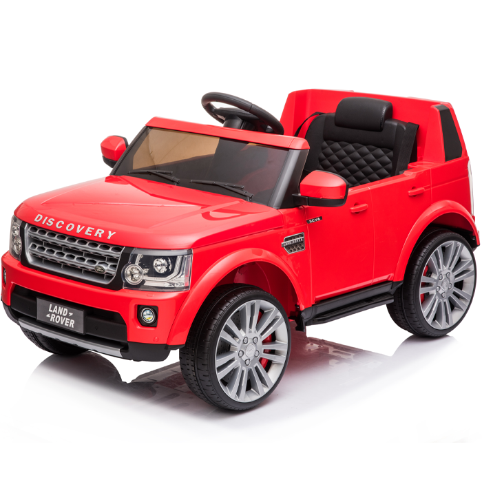 Kids Electric Ride On Land Rover Discovery 12v Single Seat Red - Image 4
