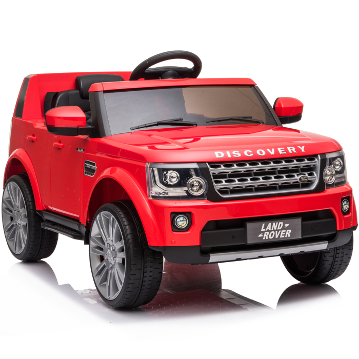 Kids Electric Ride On Land Rover Discovery 12v Single Seat Red - Image 6