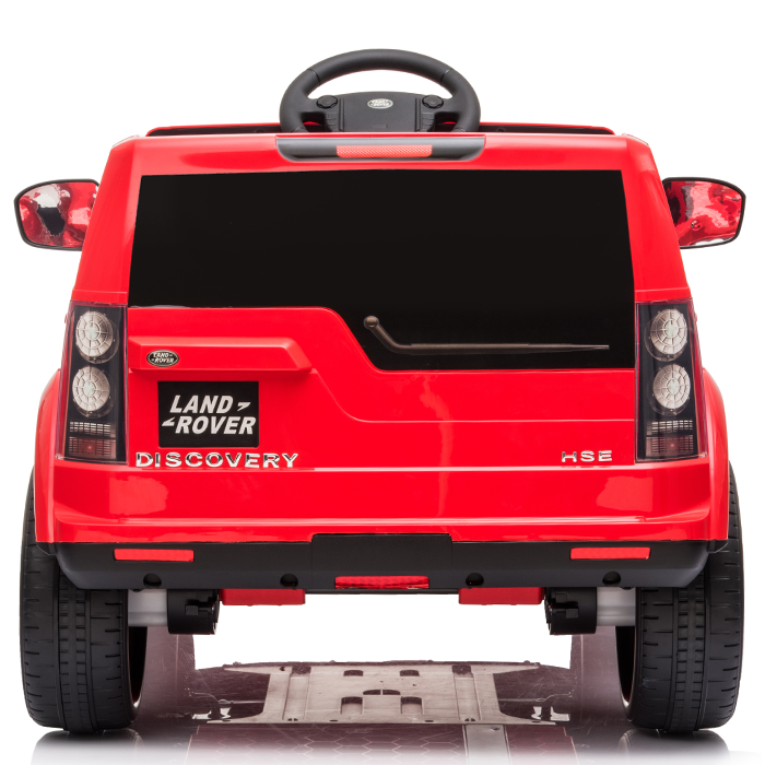 Kids Electric Ride On Land Rover Discovery 12v Single Seat Red - Image 10