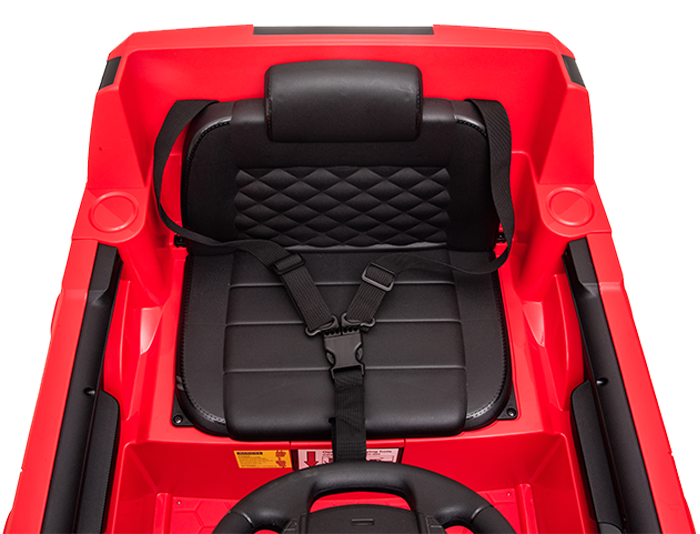 Kids Electric Ride On Land Rover Discovery 12v Single Seat Red - Image 15