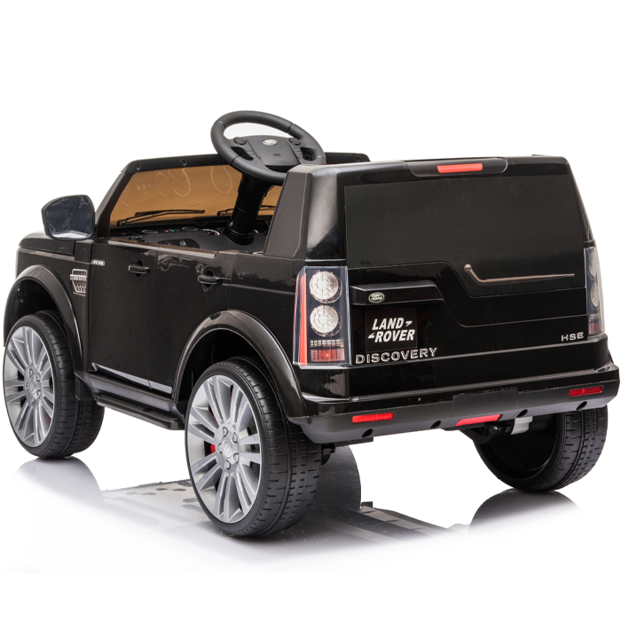 Kids Electric Ride On Land Rover Discovery 12v Single Seat - Black - Image 10