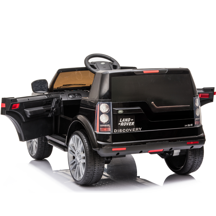 Kids Electric Ride On Land Rover Discovery 12v Single Seat - Black - Image 11