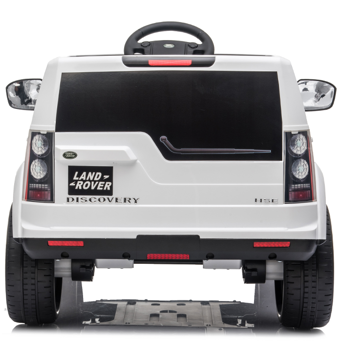 Kids Electric Ride On Land Rover Discovery 12v Single Seat - White - Image 14