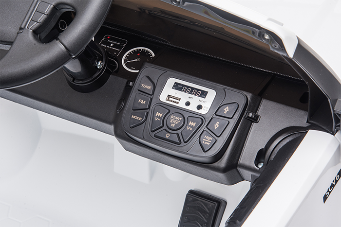 Kids Electric Ride On Land Rover Discovery 12v Single Seat - White - Image 28