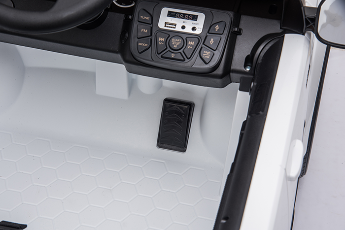 Kids Electric Ride On Land Rover Discovery 12v Single Seat - White - Image 31