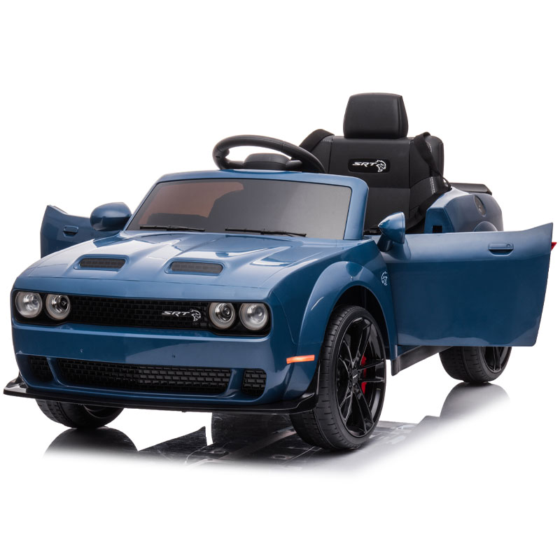 Kids Electric Ride On 12V Dodge Challenger Blue
