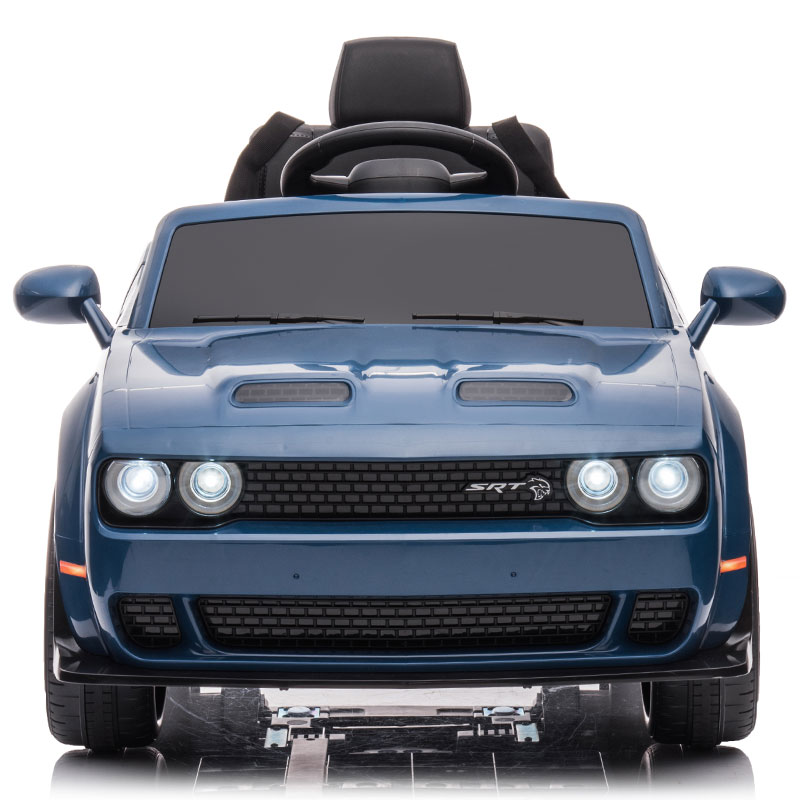 Kids Electric Ride On 12V Dodge Challenger Blue