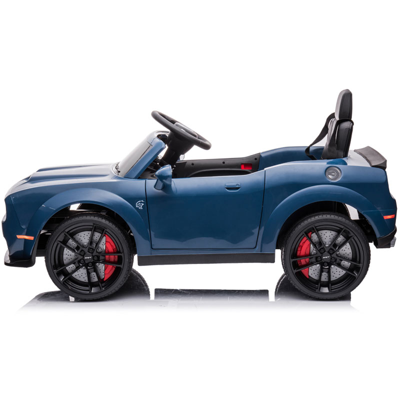 Kids Electric Ride On 12V Dodge Challenger Blue