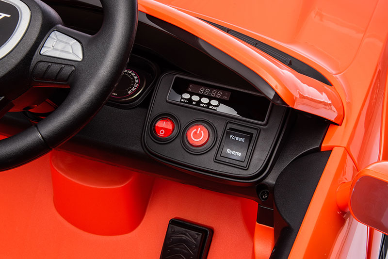 Kids Electric Ride On 12V Dodge Challenger Orange