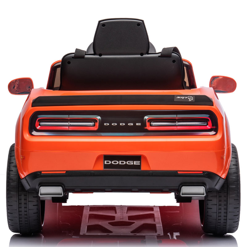 Kids Electric Ride On 12V Dodge Challenger Orange