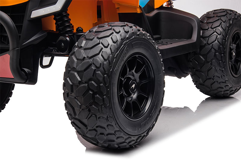 Kids Ride On 12V Electric McLaren Quad Bike Orange